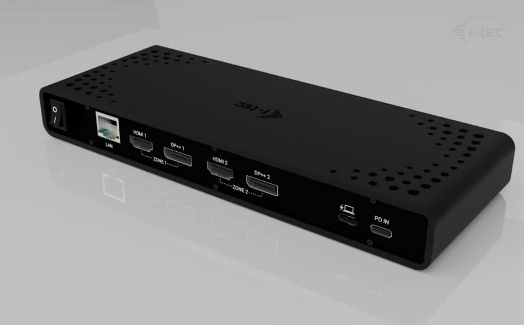 i-tec Universal Dual 4K Display Docking Station + Power Delivery 85W - Afbeelding 2