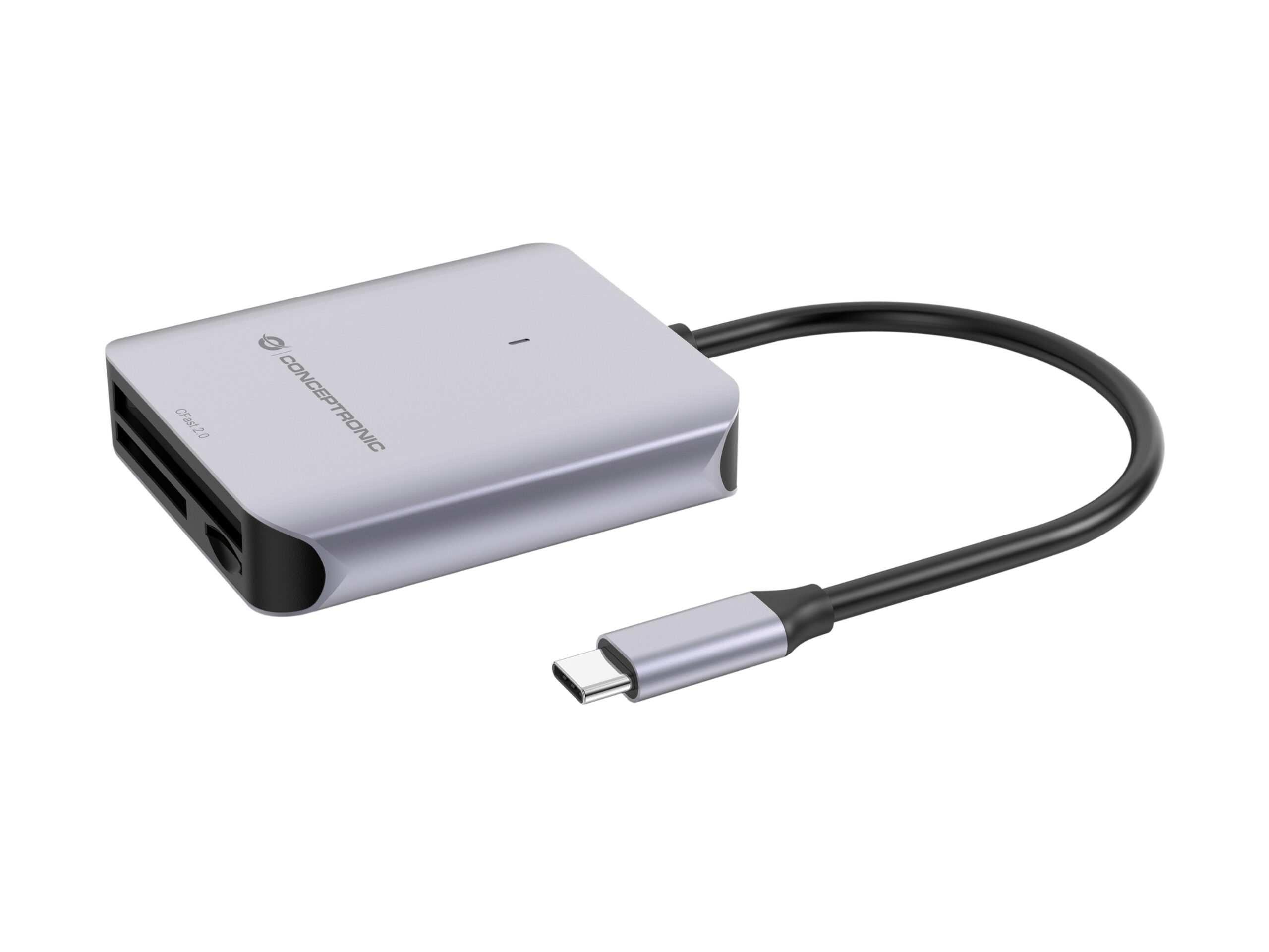 Conceptronic BIAN09G 3-in-1 Card Reader USB 3.2 Gen 2 Type-C, CFast 2.0, SD TF/(Micro-)SD 4.0