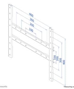Neomounts FPMA-VESA425 VESA verloopplaat Zwart - Afbeelding 2