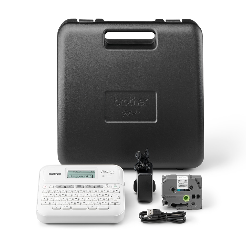 Brother PT-D410VP labelprinter ZINK (Zero-Ink) 180 x 180 DPI Bedraad TZe QWERTY - Afbeelding 3