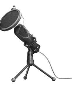 Trust GXT 232 Mantis Streaming Microfoon - USB microfoon – Inclusief popfilter – Tripod standaard – Zwart