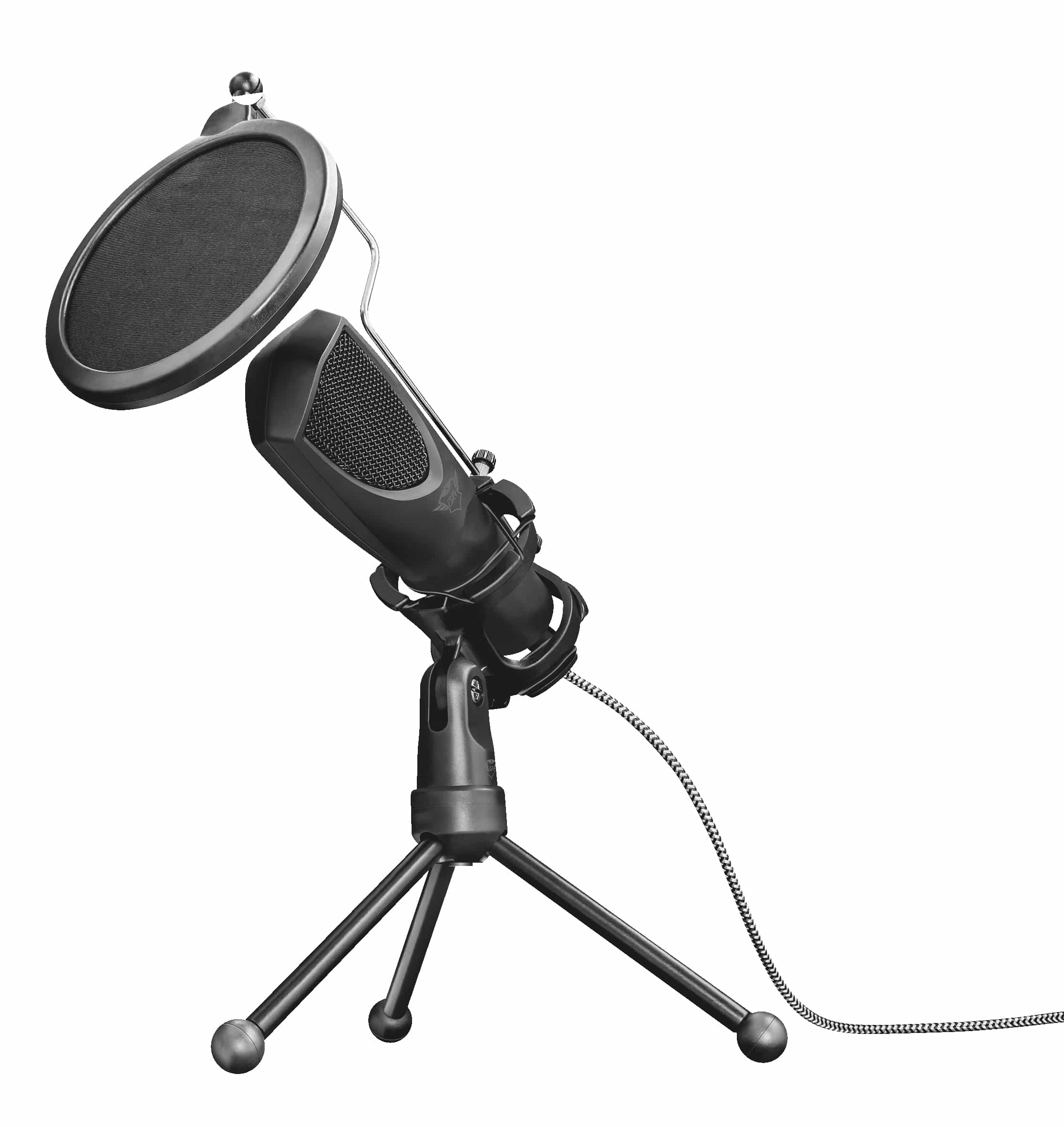 Trust GXT 232 Mantis Streaming Microfoon - USB microfoon – Inclusief popfilter – Tripod standaard – Zwart