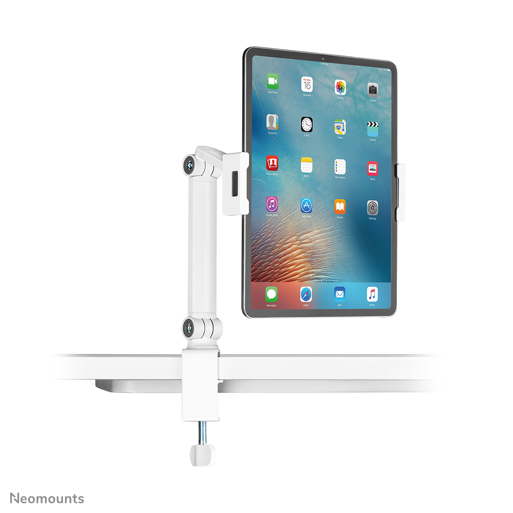 Neomounts DS15-545WH1 Neomounts Tablet Desk Clamp, 4.7 inch - 12.9 inch, 1 kg, white - Afbeelding 4