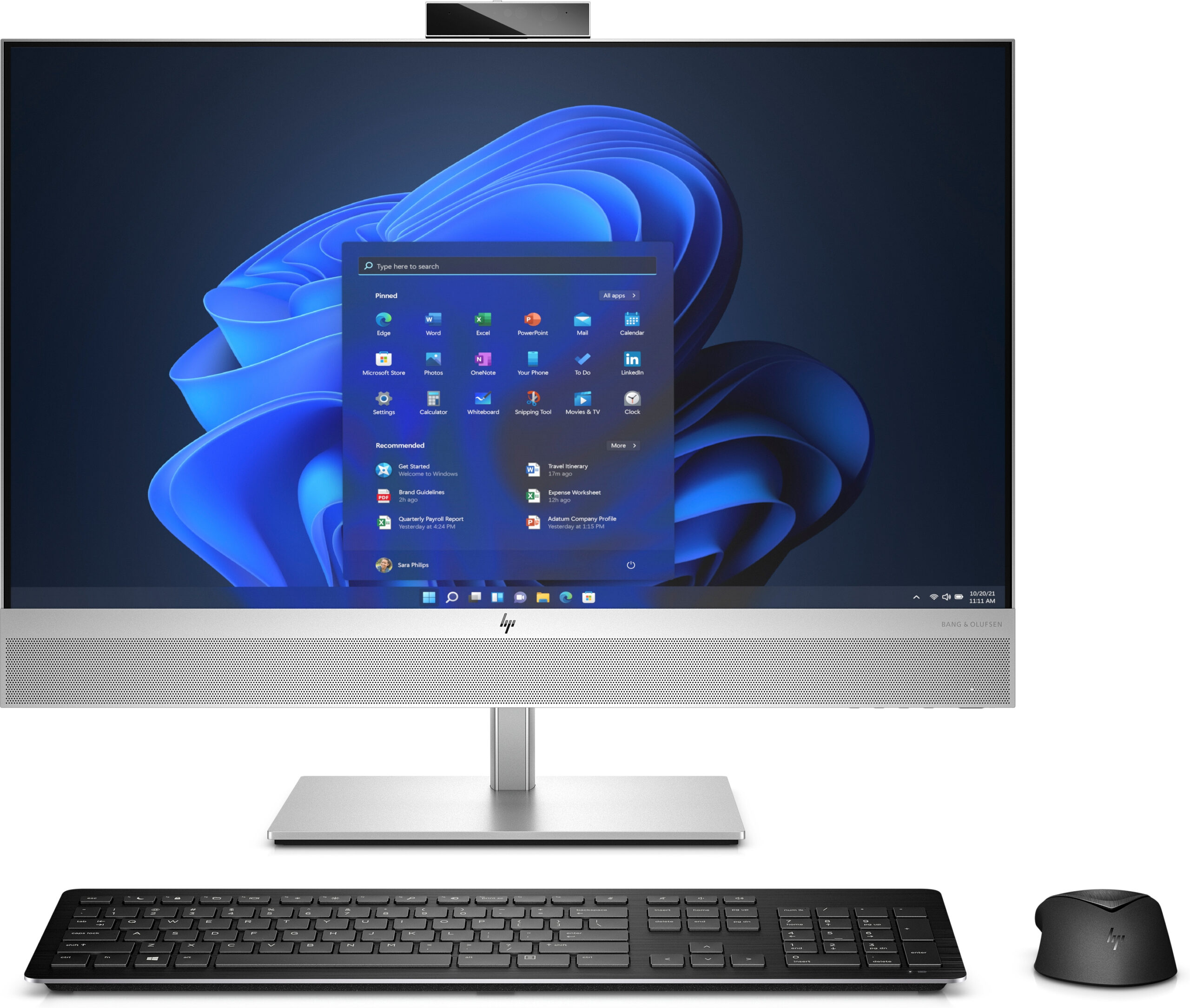 EliteOne 870 G9R Touch i5-14500 16GB DDR5 512GB W11 Pro 1Yr Wty|3Yr Service Extension NBD Onsite1Yr Wolf Pro Security655 Wrless kbd&mouse Combo AZERTY BE