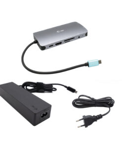 i-tec Metal USB-C Nano Dock HDMI/VGA with LAN + Charger 100W - Afbeelding 4