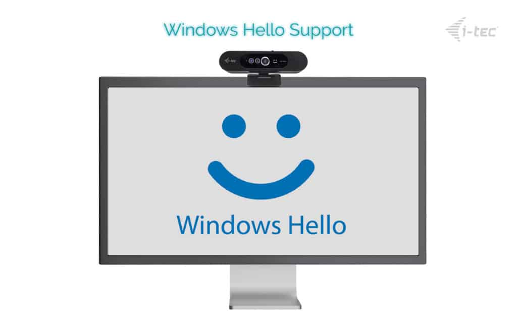 i-tec SOLOMON WH200 2K Webcam Windows Hello - Afbeelding 7