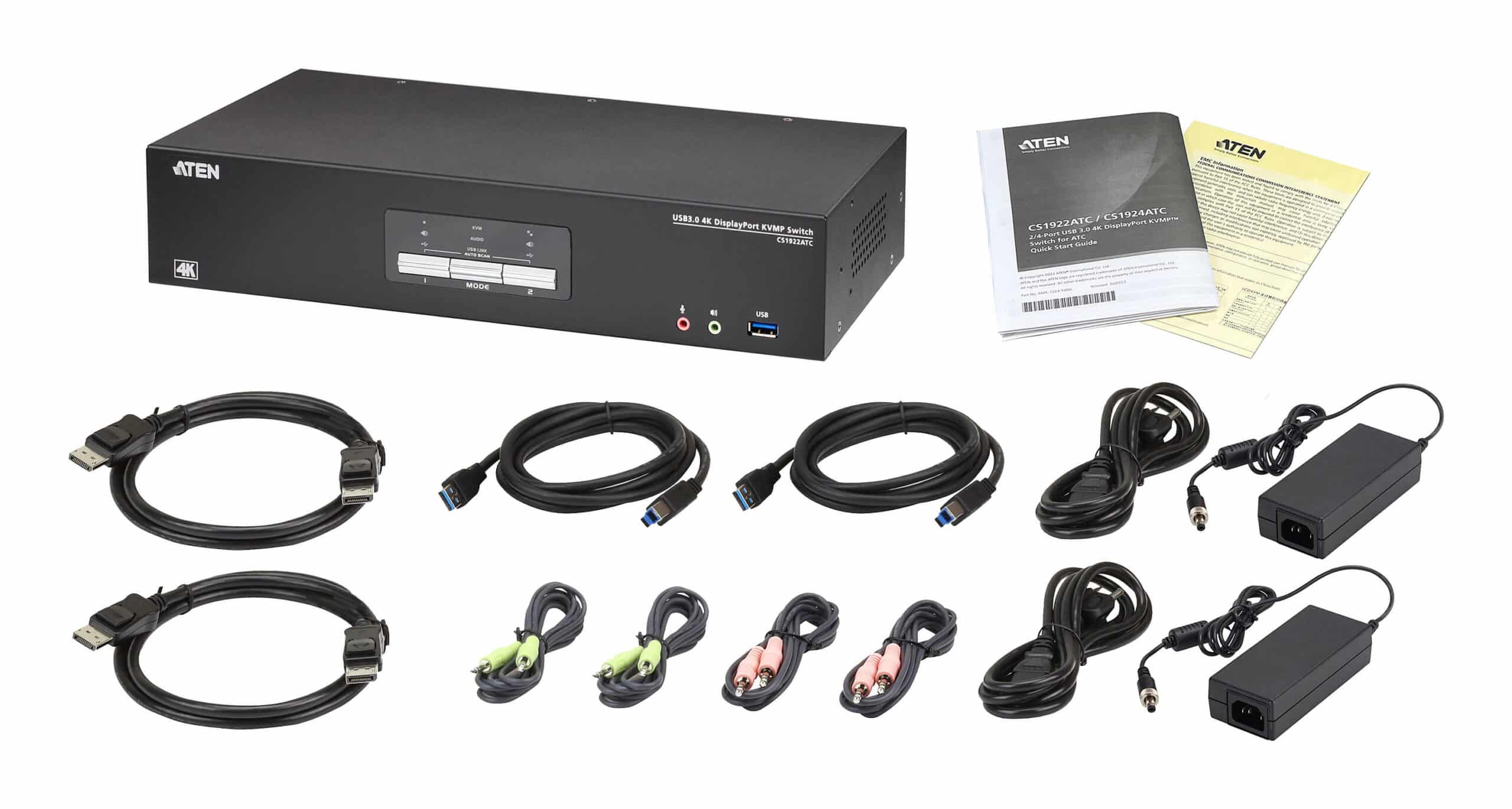 ATEN CS1922ATC KVM-switch Zwart - Afbeelding 4