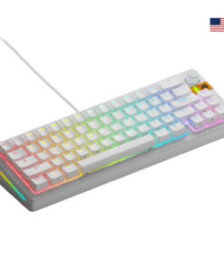 Glorious Gaming GMMK 3 HE 65% Prebuilt toetsenbord Gamen USB QWERTY Amerikaans Engels Wit
