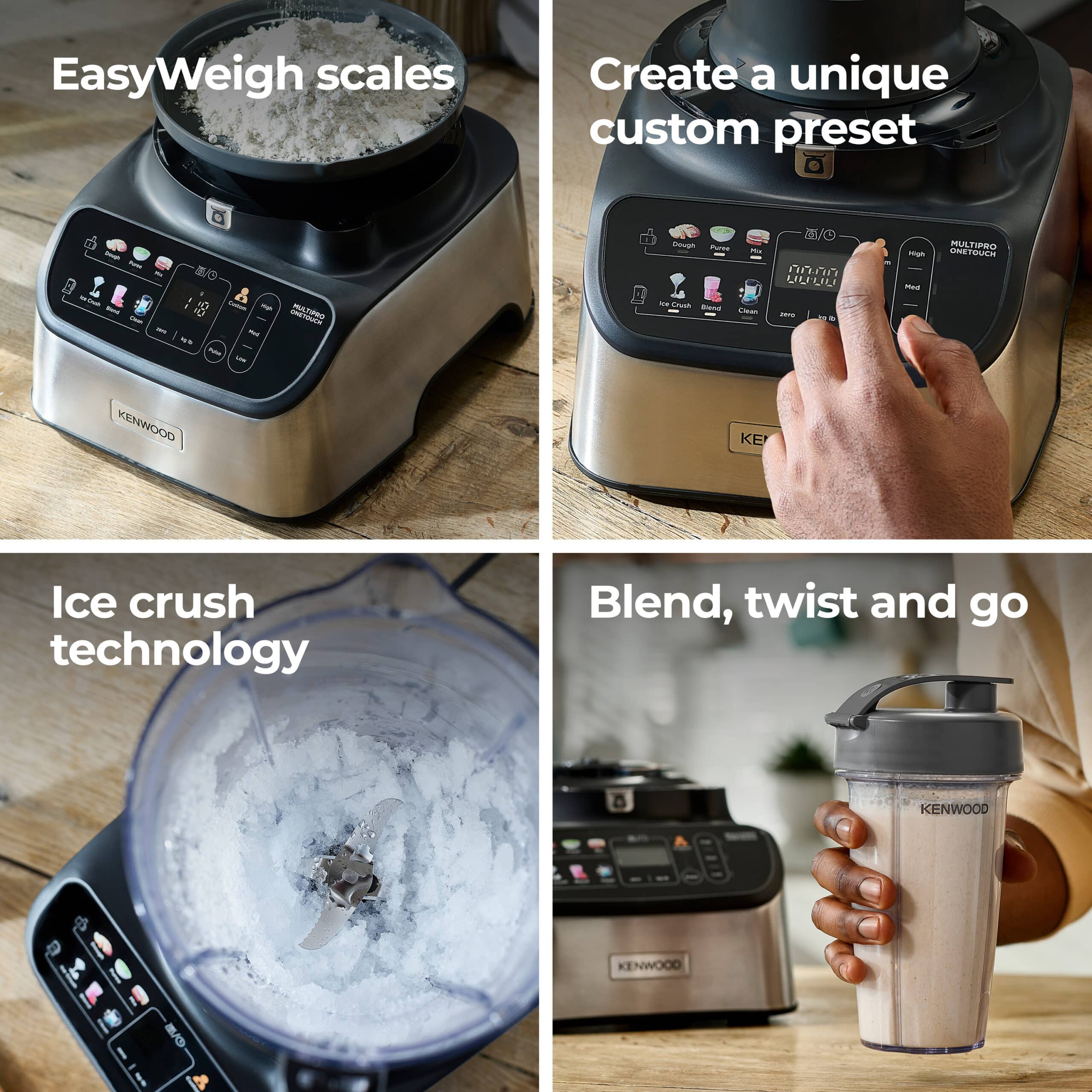 Kenwood FDM73.850SS keukenmachine 1000 W 3 l Grijs Ingebouwde weegschalen - Afbeelding 4