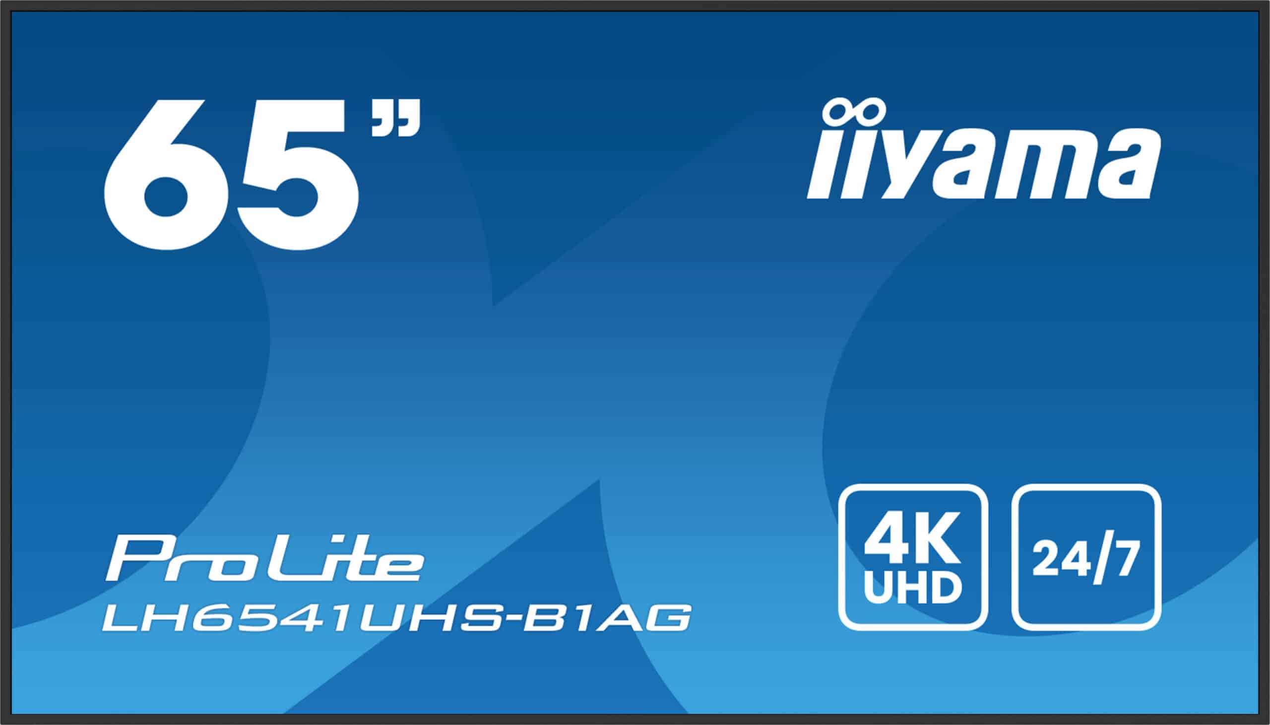 iiyama LH6541UHS-B1AG beeldkrant 163,8 cm (64.5") LCD 500 cd/m² 4K Ultra HD Zwart 24/7 - Afbeelding 2