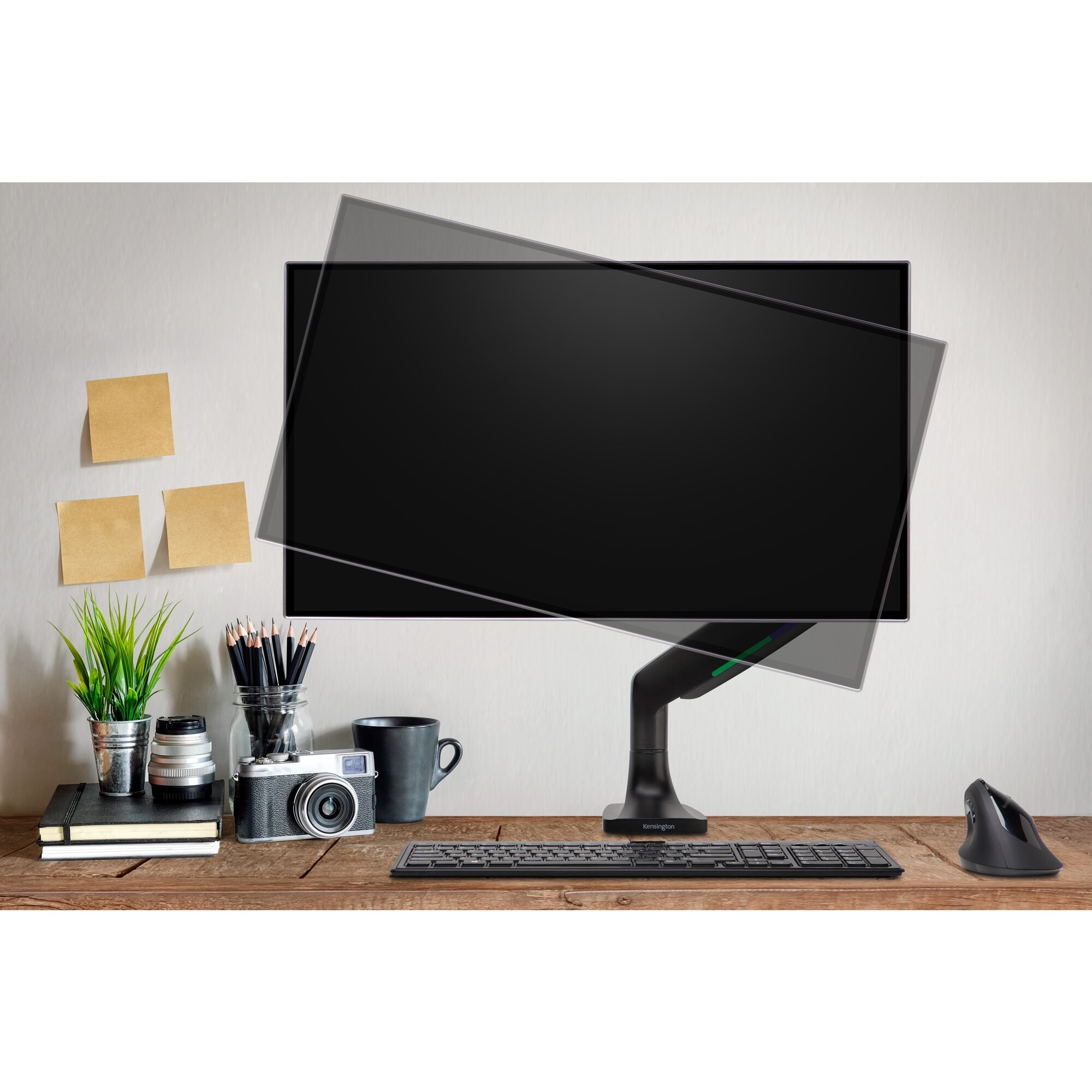 Kensington SmartFit One-Touch Height Adjustable Single Monitor Arm - Afbeelding 4
