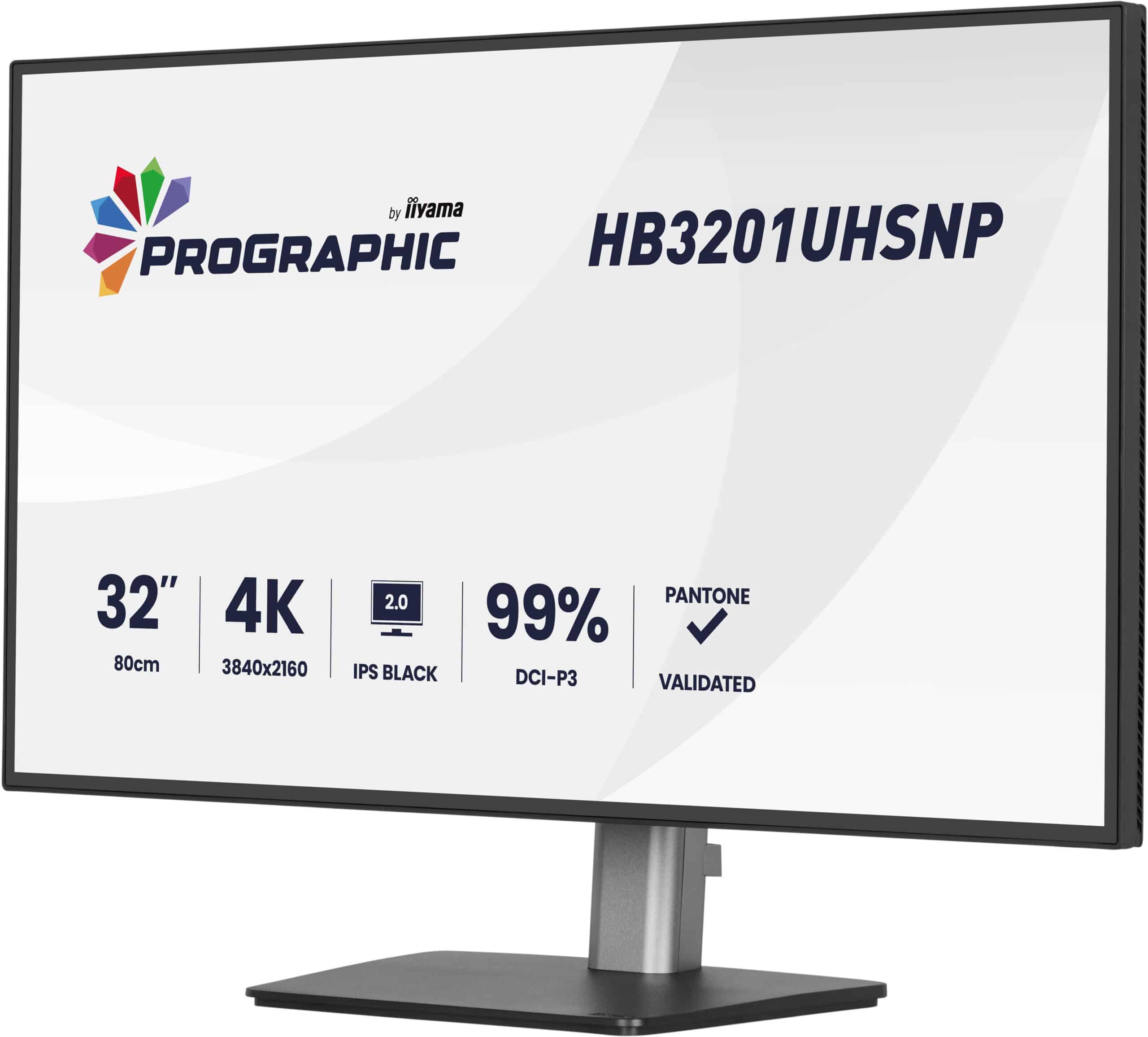 iiyama ProGraphic HB3201UHSNP-B1 computer monitor 80 cm (31.5") 3840 x 2160 Pixels 4K Ultra HD Zwart - Afbeelding 4