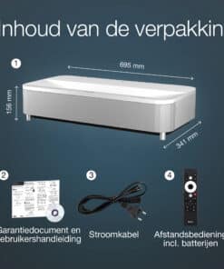 Epson EH-LS800W 4K PRO-UHD smart laserprojector, 4000 lumen, scherm van maximaal 150 inch - Afbeelding 4
