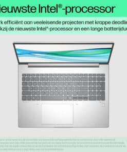 HP ProBook 460 G11 Intel Core Ultra 7 155U Laptop 40,6 cm (16") WUXGA 16 GB DDR5-SDRAM 512 GB SSD Wi-Fi 6E (802.11ax) Windows 11 Pro AI PC Zilver - Afbeelding 4