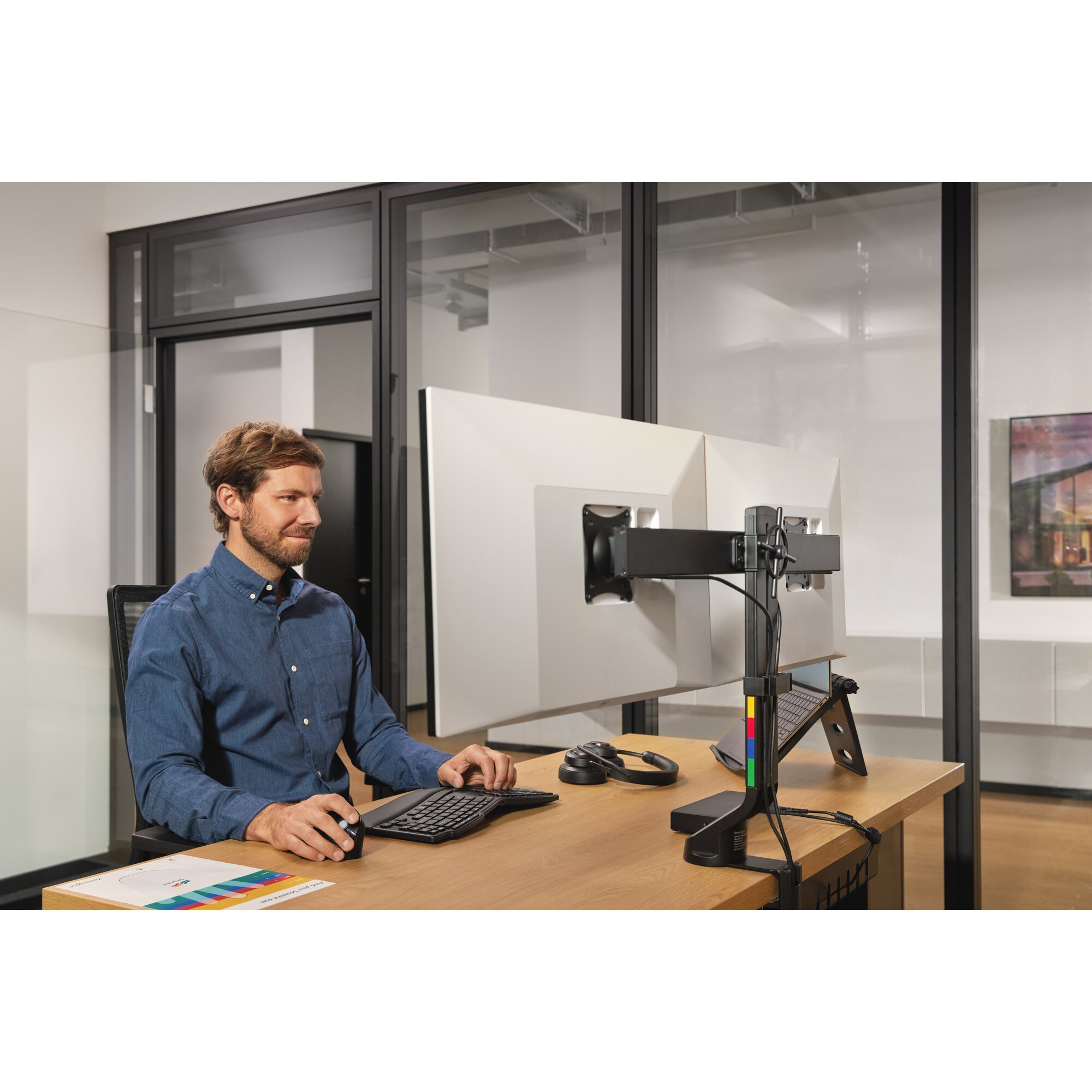 Kensington Pro Fit Ergo KB675 EQ TKL toetsenbord Bluetooth Zwart - Afbeelding 8