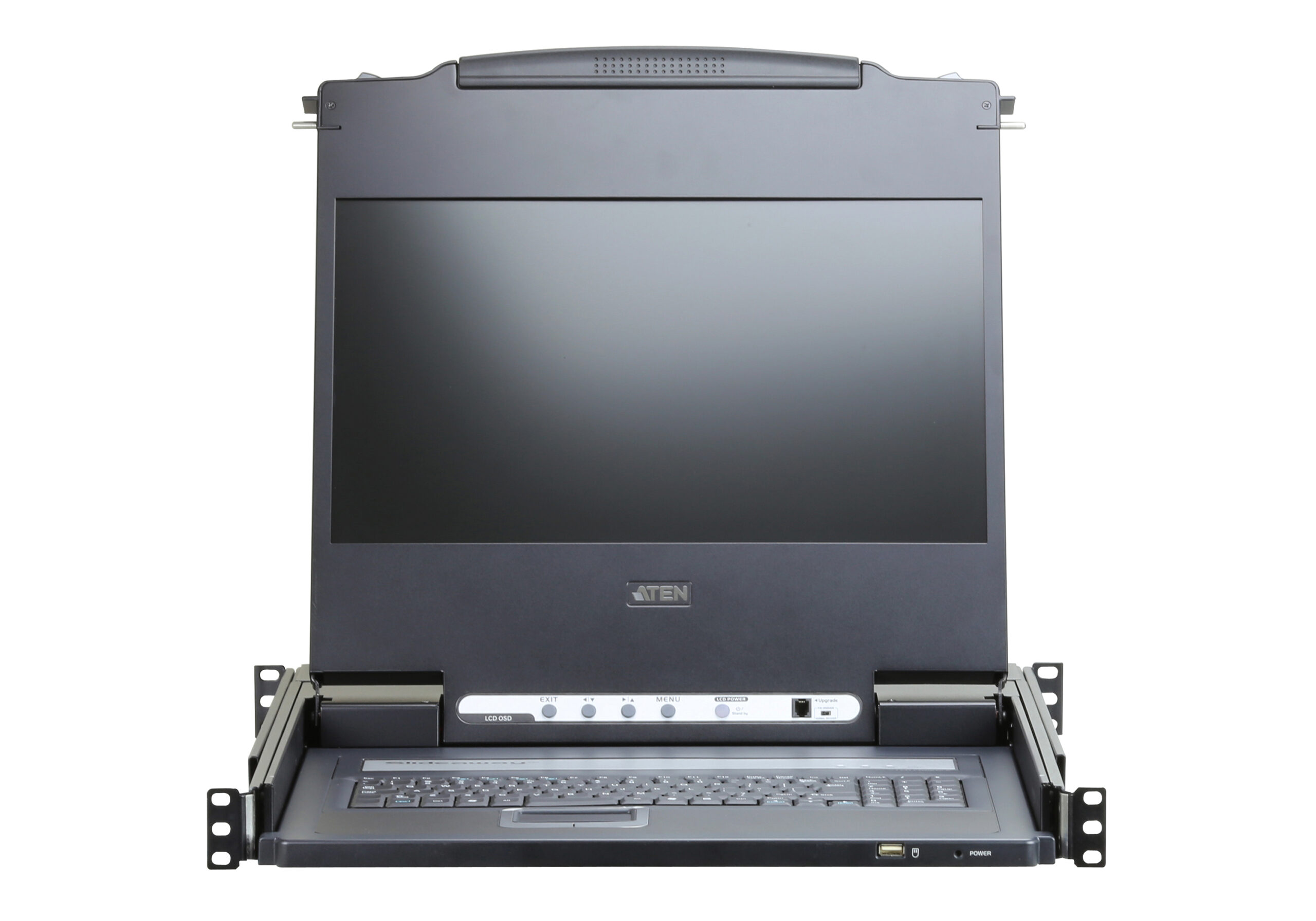 ATEN CL6700MW rack console 43,9 cm (17.3") 1920 x 1080 Pixels Metaal Zwart 1U - Afbeelding 2