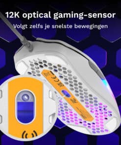 Glorious Gaming Glorious Model O Eternal - Ultralichte bedrade RGB-gamemuis - Wit - Afbeelding 5