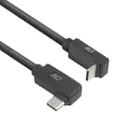 ACT USB 3.0 10Gbps 60W USB Type-C (haaks links/rechts) naar USB Type-C (haaks boven/beneden) kabel, 1 meter - Afbeelding 3