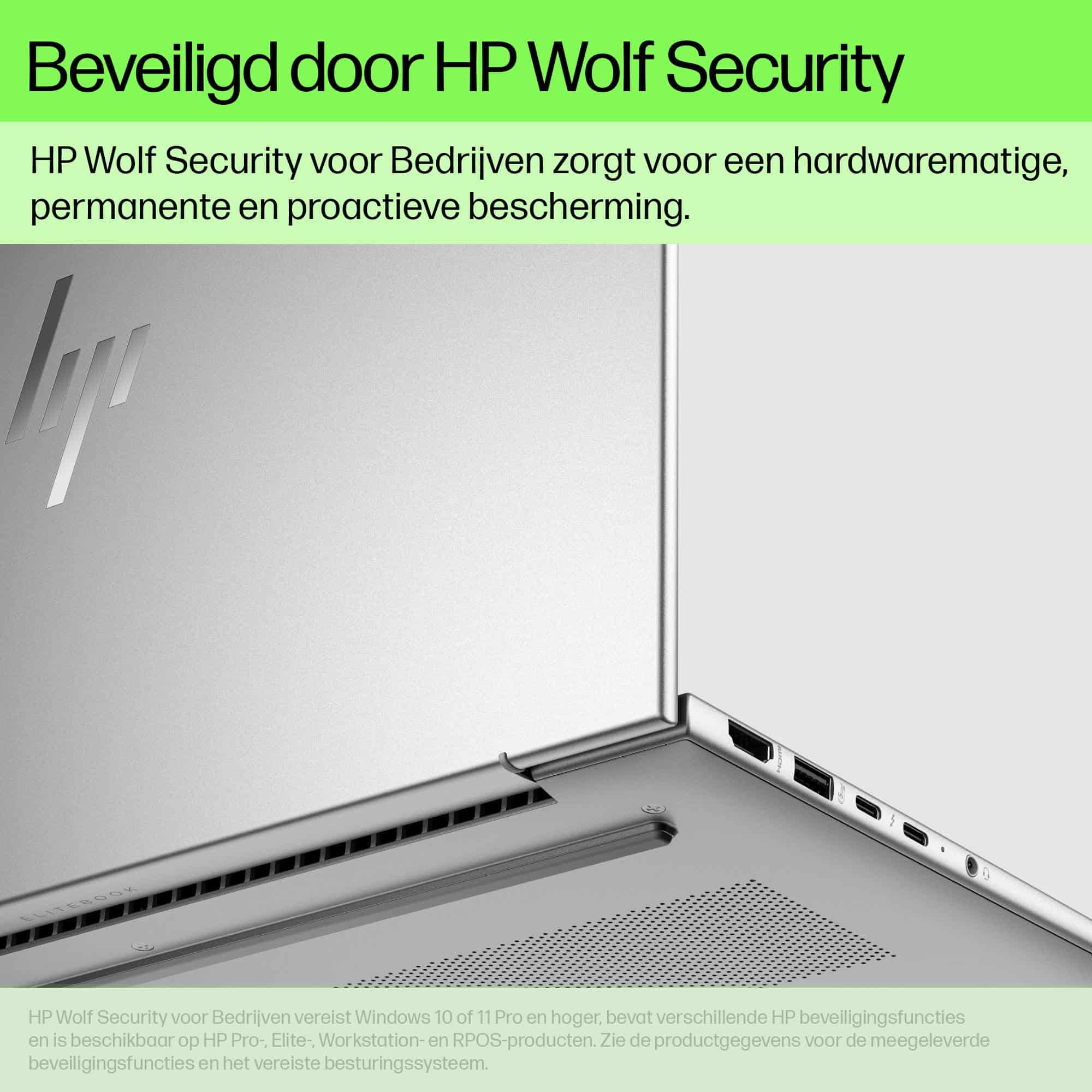 HP EliteBook 660 G11 Intel Core Ultra 5 125U Laptop 40,6 cm (16") WUXGA 16 GB DDR5-SDRAM 512 GB SSD Wi-Fi 6E (802.11ax) Windows 11 Pro AI PC Zilver - Afbeelding 5