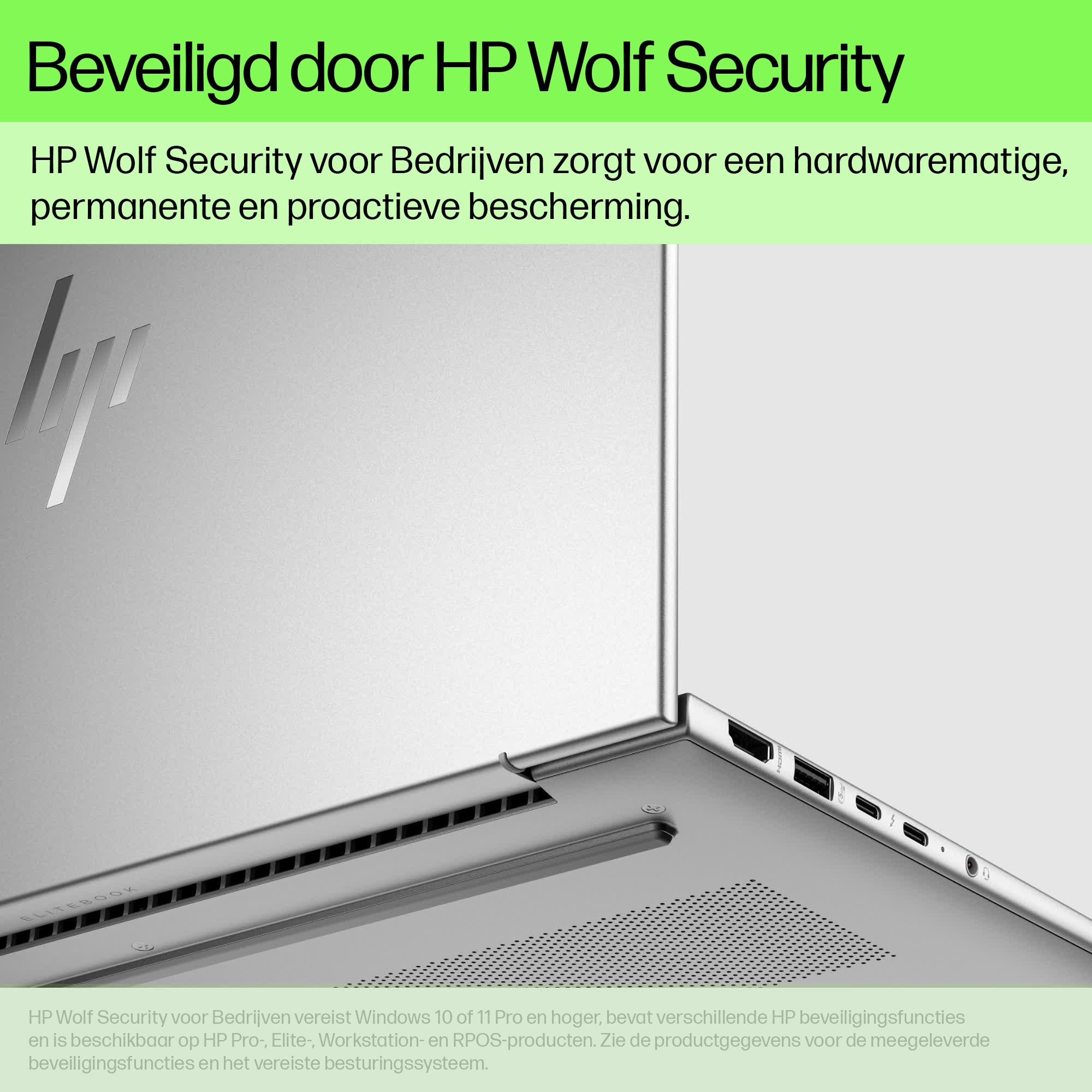 HP EliteBook 660 G11 Intel Core Ultra 7 165H Laptop 40,6 cm (16") WUXGA 32 GB DDR5-SDRAM 512 GB SSD NVIDIA GeForce RTX 2050 Wi-Fi 6E (802.11ax) Windows 11 Pro AI PC Zilver - Afbeelding 4