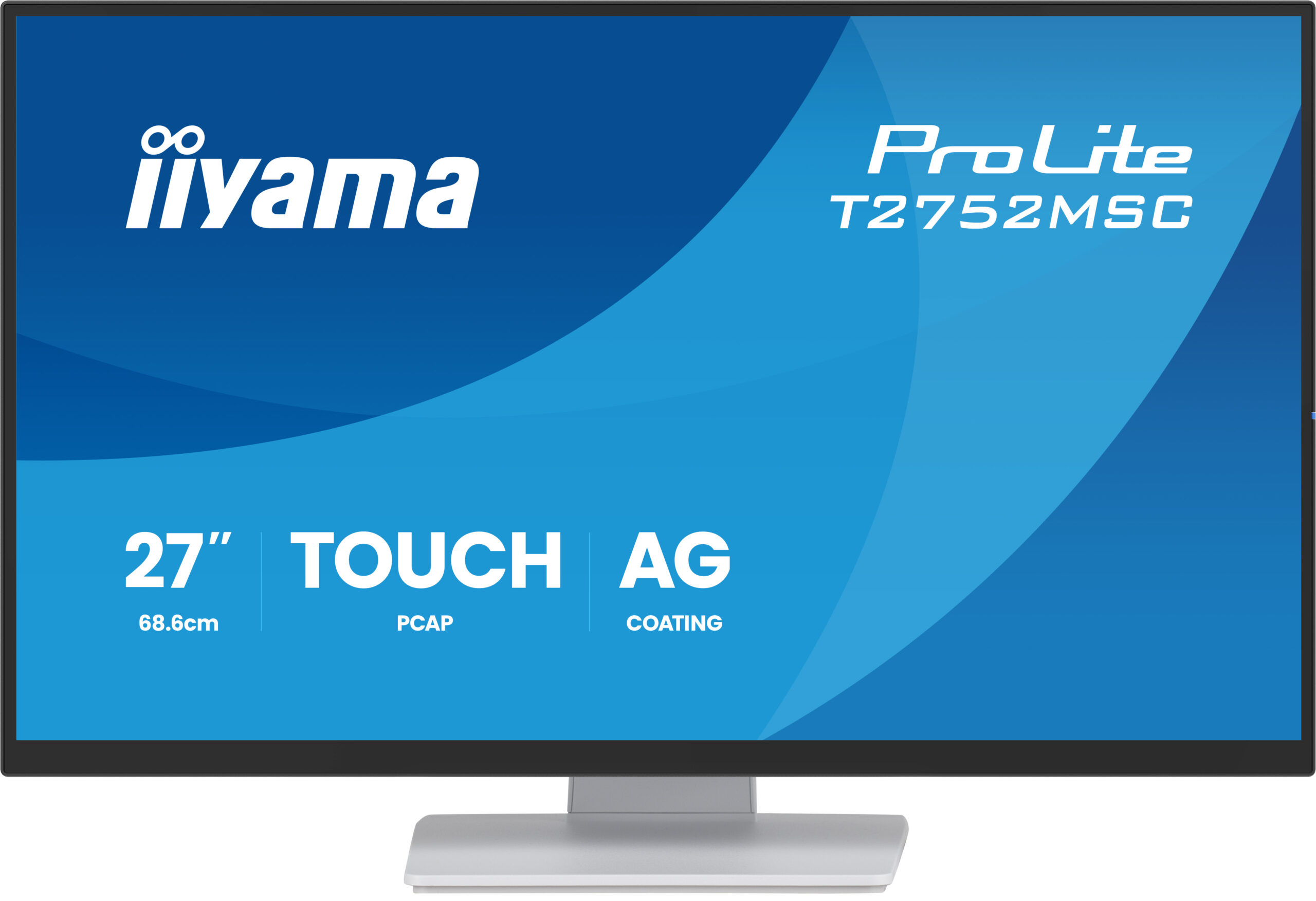 iiyama ProLite T2752MSC-W1AG computer monitor 68,6 cm (27") 1920 x 1080 Pixels Full HD LCD Touchscreen Wit - Afbeelding 3