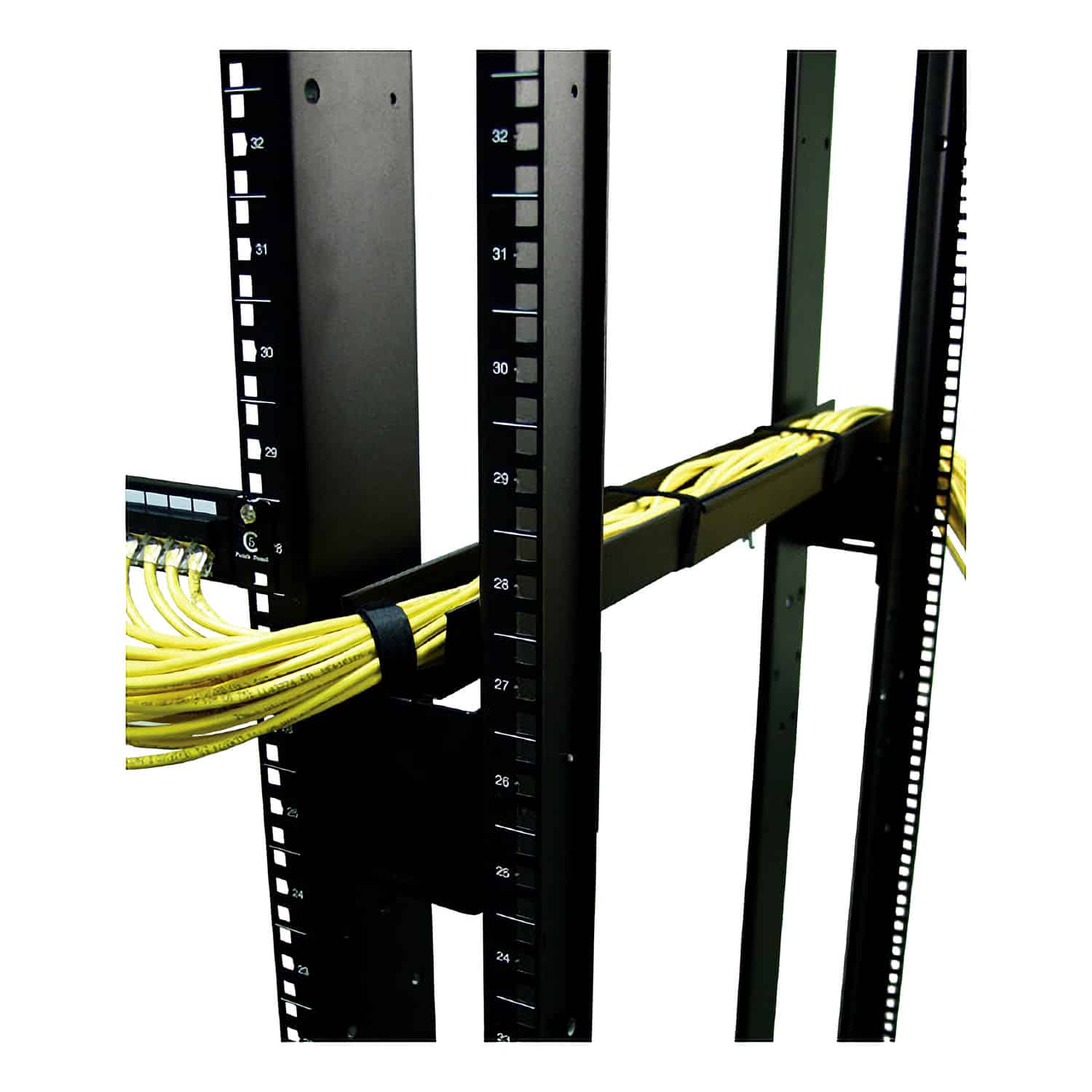 APC Horizontale kabelorganizer, zijkanaal verstelbaar van 18 naar 30 inch - Afbeelding 4