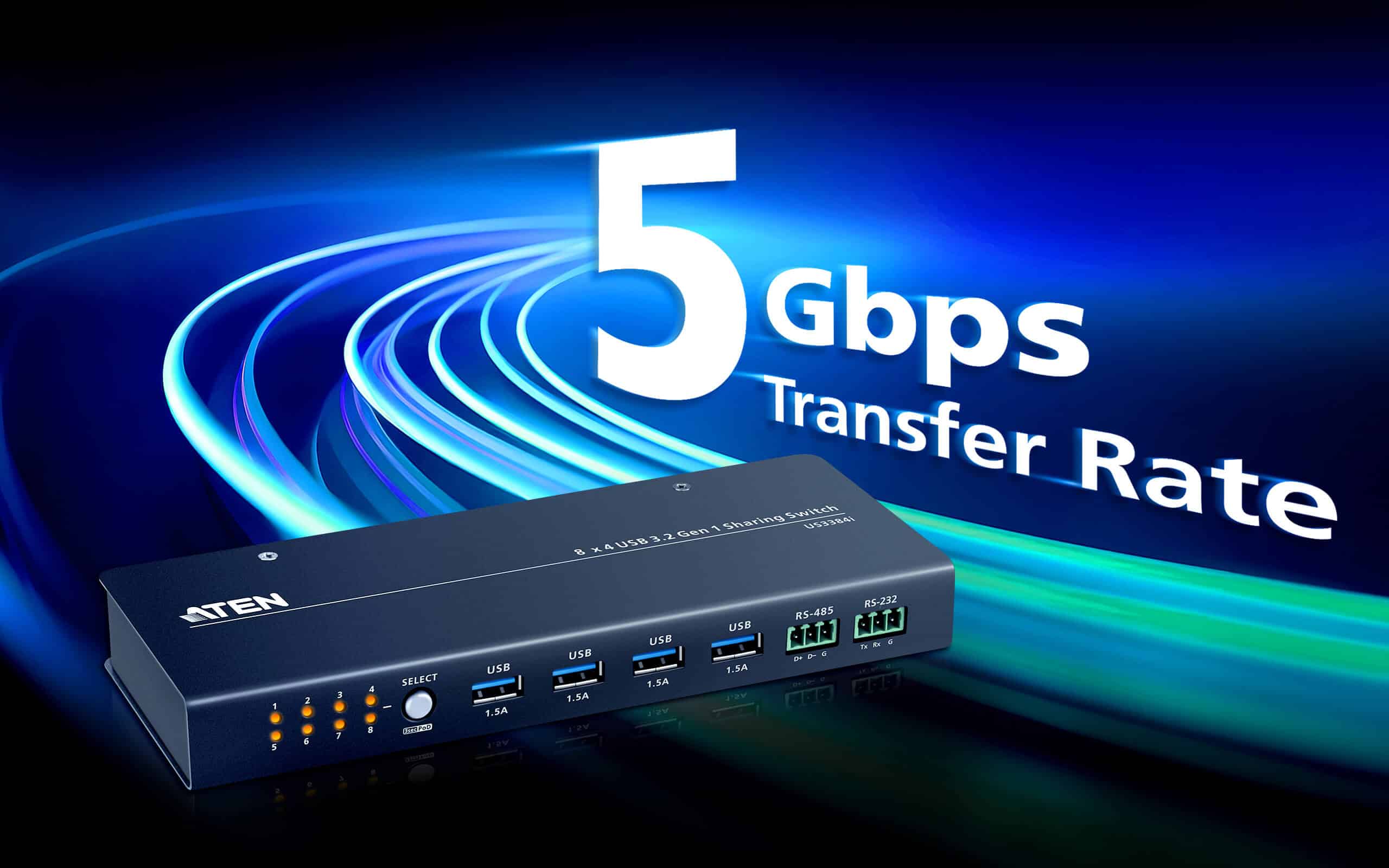 ATEN US3384I-AT KVM-switch Zwart - Afbeelding 5
