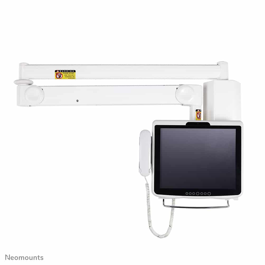 Neomounts FPMA-HAW100 Medische monitorarm wand 10-24" - h 0-170 cm - gasveer - Afbeelding 3