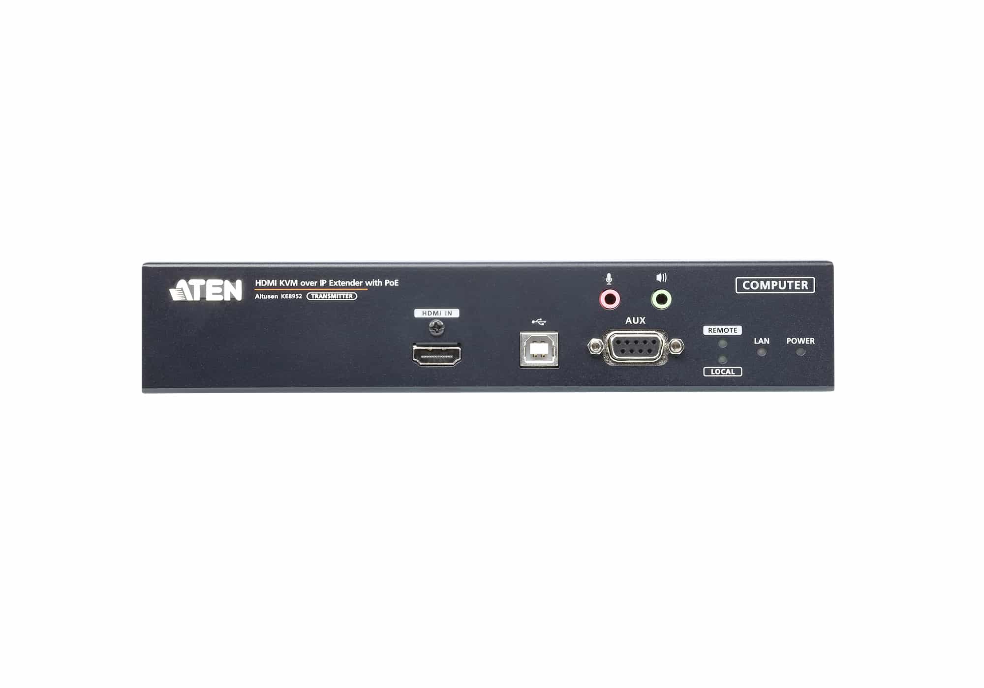 ATEN 4K HDMI enkel display KVM Over IP-zender met PoE - Afbeelding 2