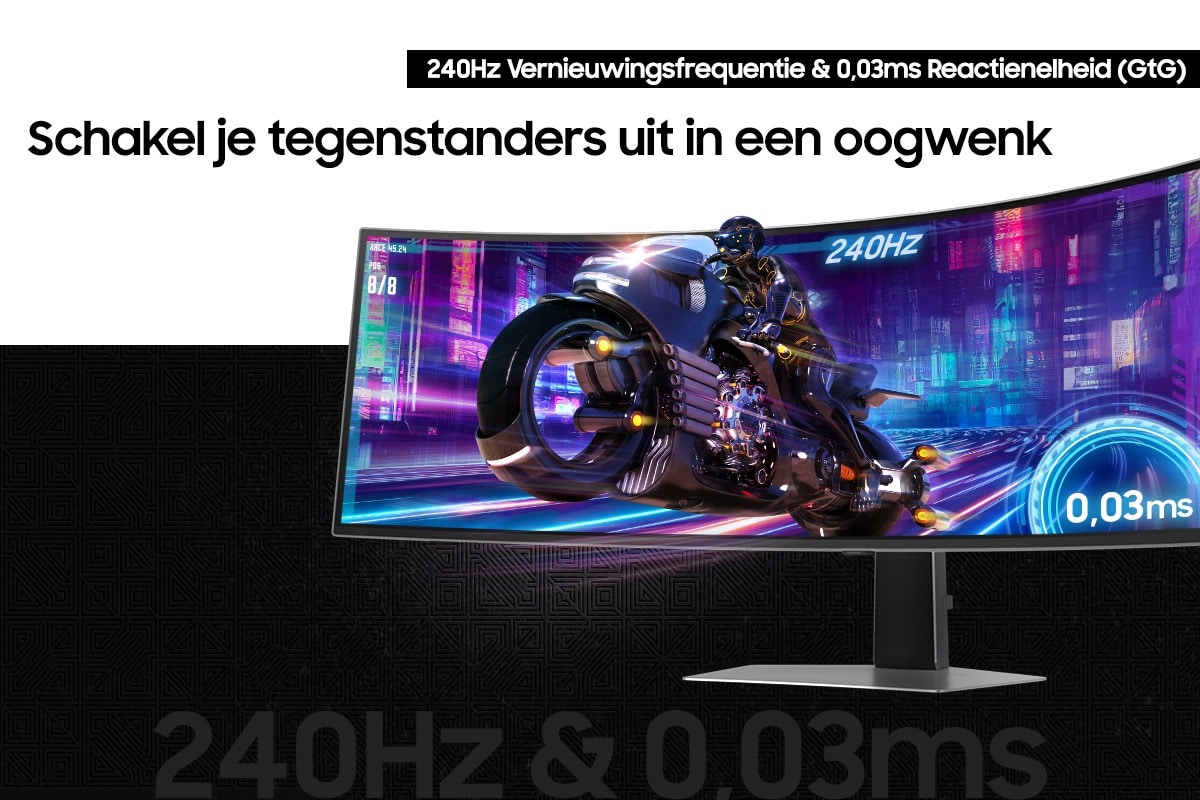 Samsung 49" Odyssey OLED G9 G93SD DQHD 240Hz Gaming Monitor - Afbeelding 5