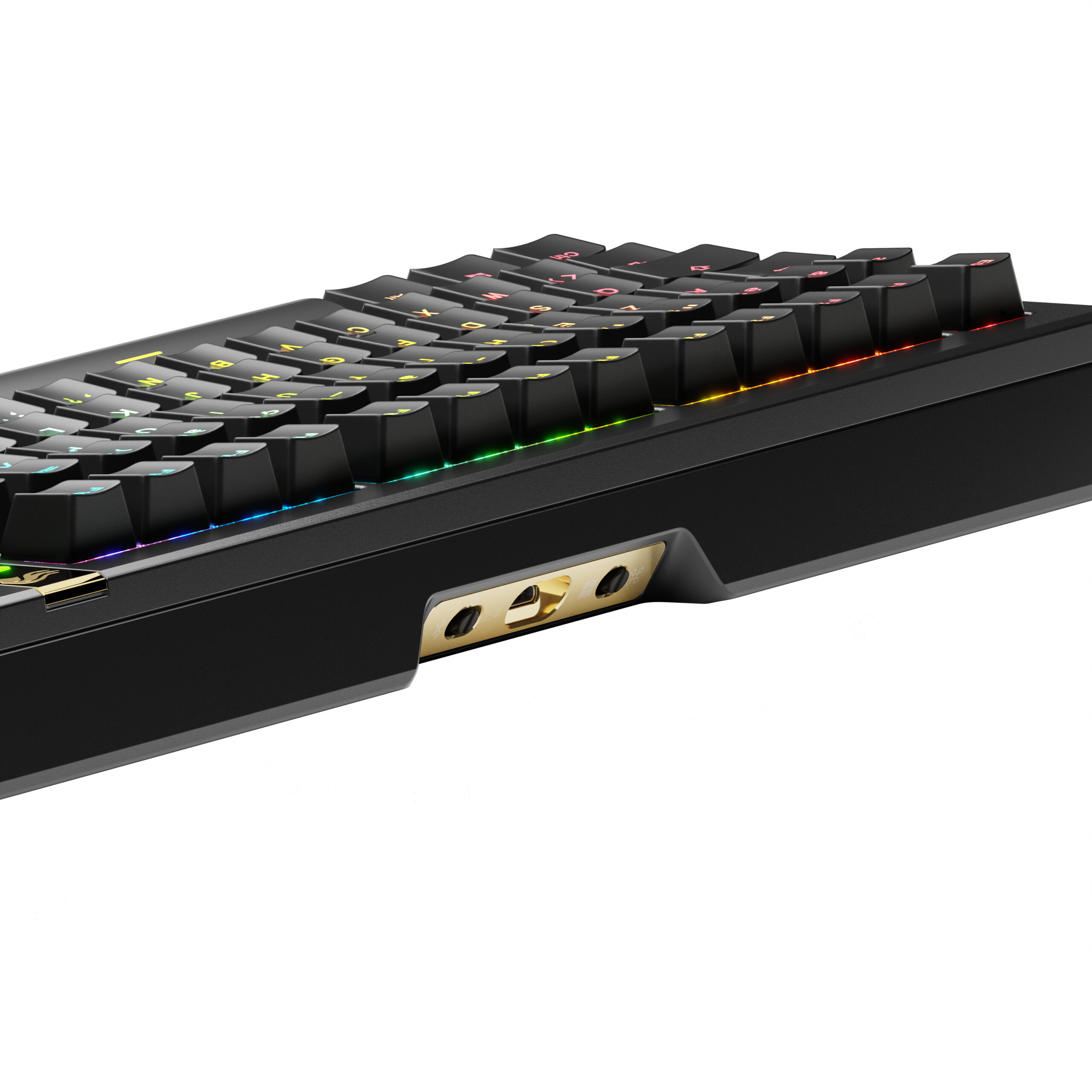 Glorious Gaming GMMK 3 PRO HE 75% Prebuilt toetsenbord Gamen USB + Bluetooth AZERTY Frans Zwart - Afbeelding 3