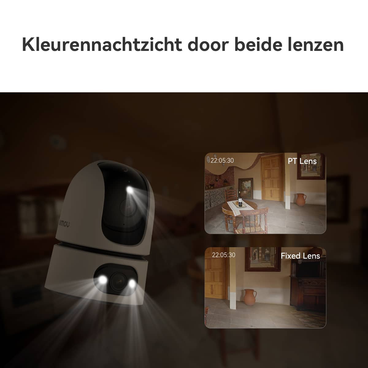 Imou Ranger Dual Pro 6MP IP-beveiligingscamera Binnen 2304 x 1296 Pixels Bureau - Afbeelding 8