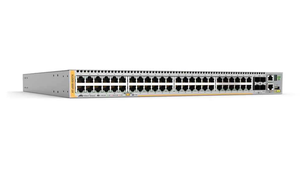 Allied Telesis X930-52GTX Managed L3 Gigabit Ethernet (10/100/1000) Grijs