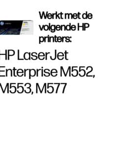 HP 508A originele gele LaserJet tonercartridge