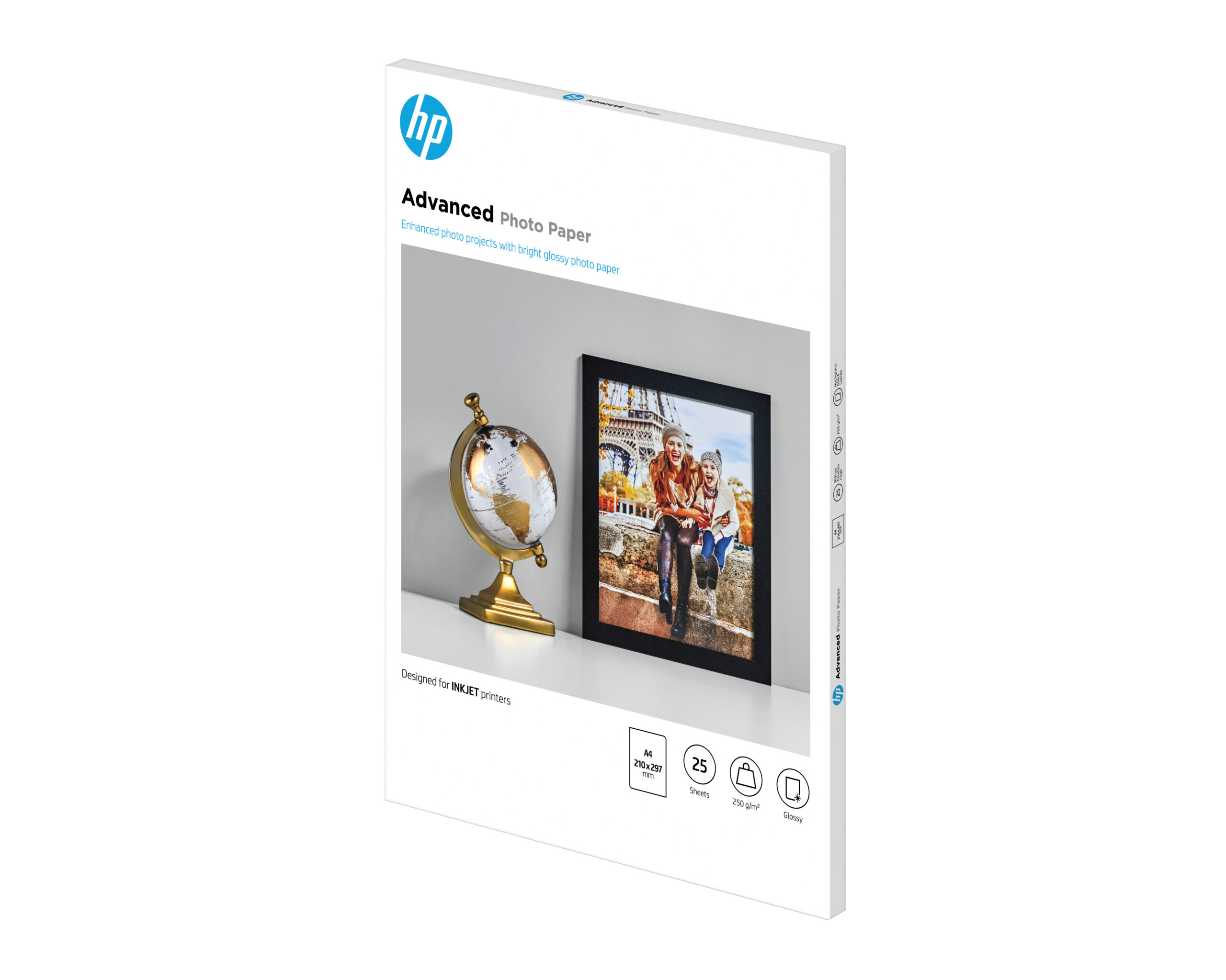 HP Advanced fotopapier, glanzend, 250 g/m2, A4 (210 x 297 mm), 25 vellen - Afbeelding 6