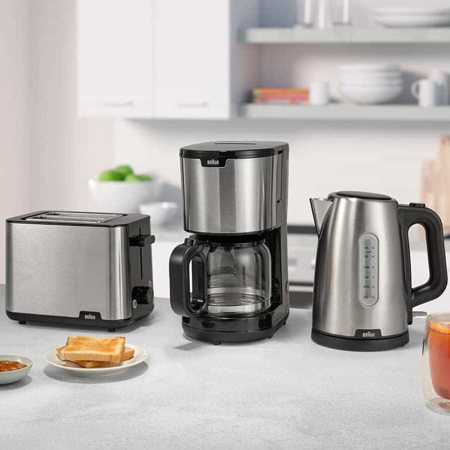 Braun PurShine WK102AI-WK1500BK waterkoker 1,7 l 2200 W Zwart, Roestvrijstaal - Afbeelding 7