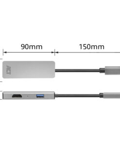 ACT USB-C 4K multiport adapter voor 2 HDMI schermen, USB-A datapoort - Afbeelding 8