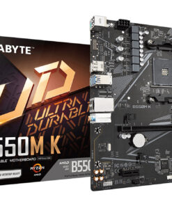 GIGABYTE B550M K moederbord AMD B550 Socket AM4 micro ATX