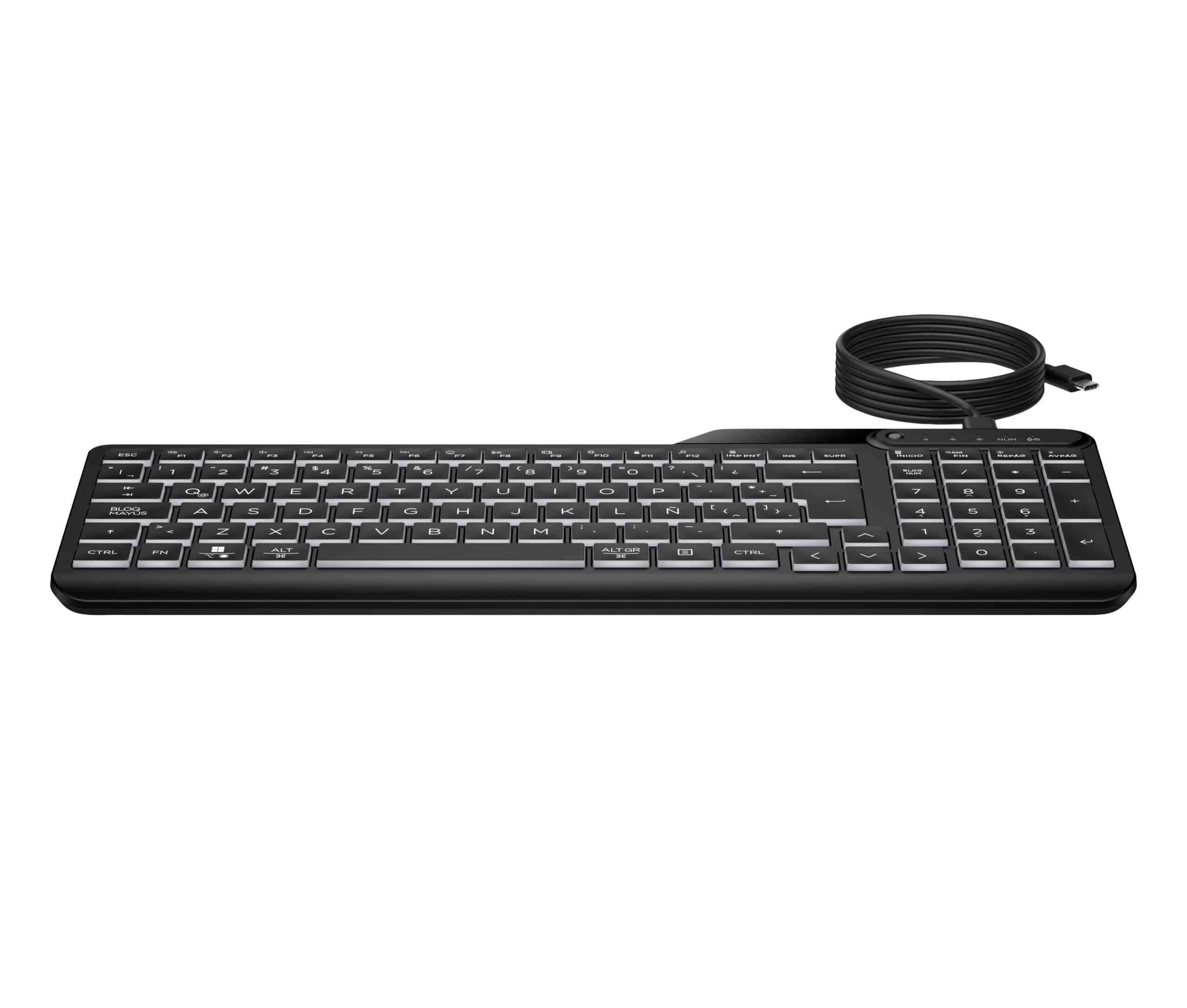 HP 405 Multi-Device BL WD KBD AZERTY BE toetsenbord Kantoor USB Zwart - Afbeelding 4
