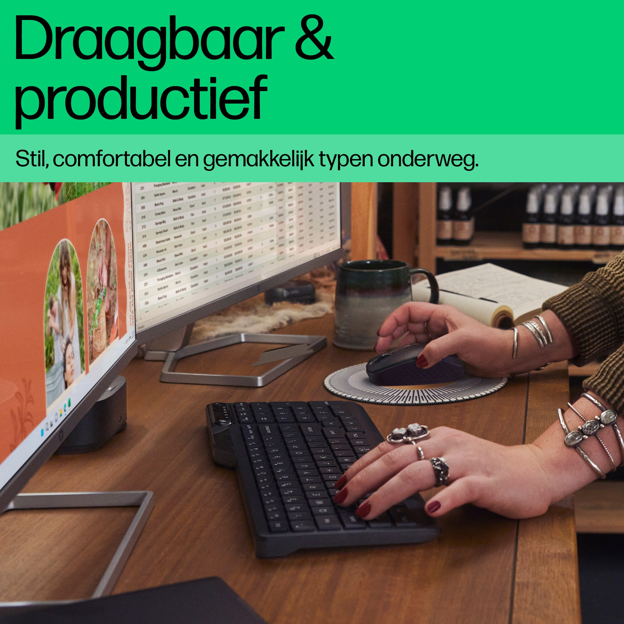 HP 475 dual-mode draadloos toetsenbord - Afbeelding 3