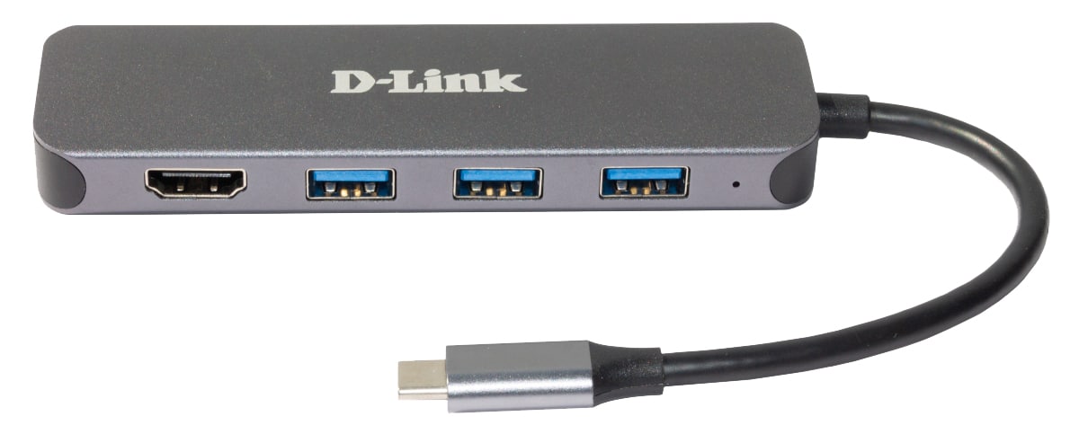 D-Link 5-in-1 USB-C Hub met HDMI/stroomvoorziening DUB-2333 - Afbeelding 2