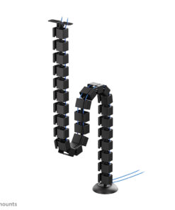 Neomounts ADS06-130BL Cable spine universal cable guide, screw-mounted, Desk, Plastic, Black