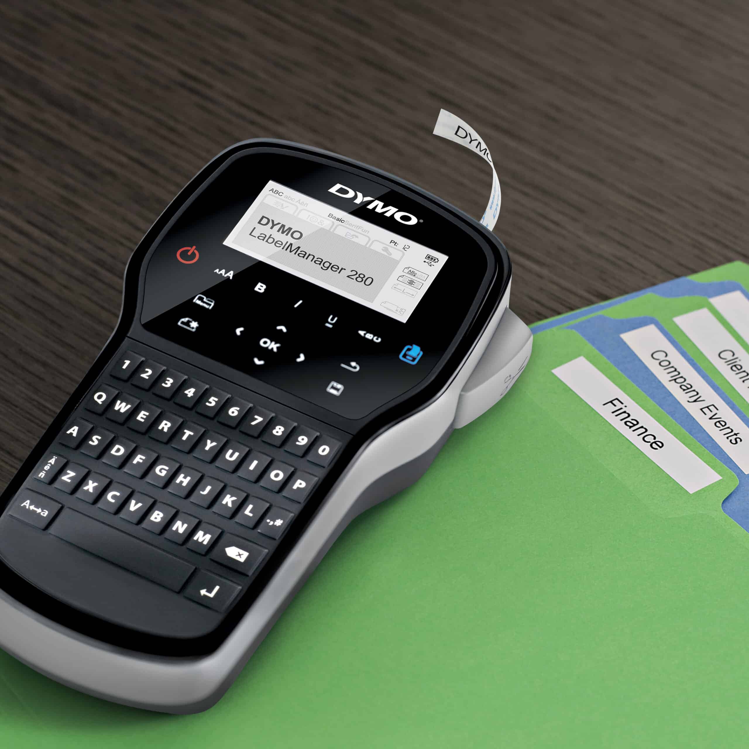 DYMO LabelManager 260-labelprinter | Oplaadbare labelmaker met QWERTY-toetsenbord | Inclusief zwart-wit D1-labeltape (12 mm) | Voor thuis en op kantoor - Afbeelding 7