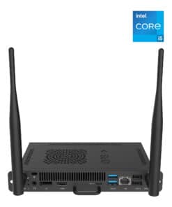 BenQ TEY41-i5 Intel Core i5-1235U 16 GB DDR4-SDRAM 256 GB SSD Windows 11 Pro Rekgemonteerd chassis PC Zwart Desktop