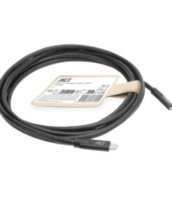 ACT USB 3.0 10Gbps 60W USB Type-C kabel, 3 meter - Afbeelding 2