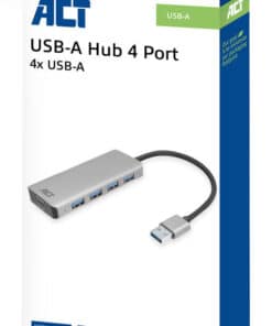 ACT USB-A hub 3.0, 4 poorts USB-A - Afbeelding 2