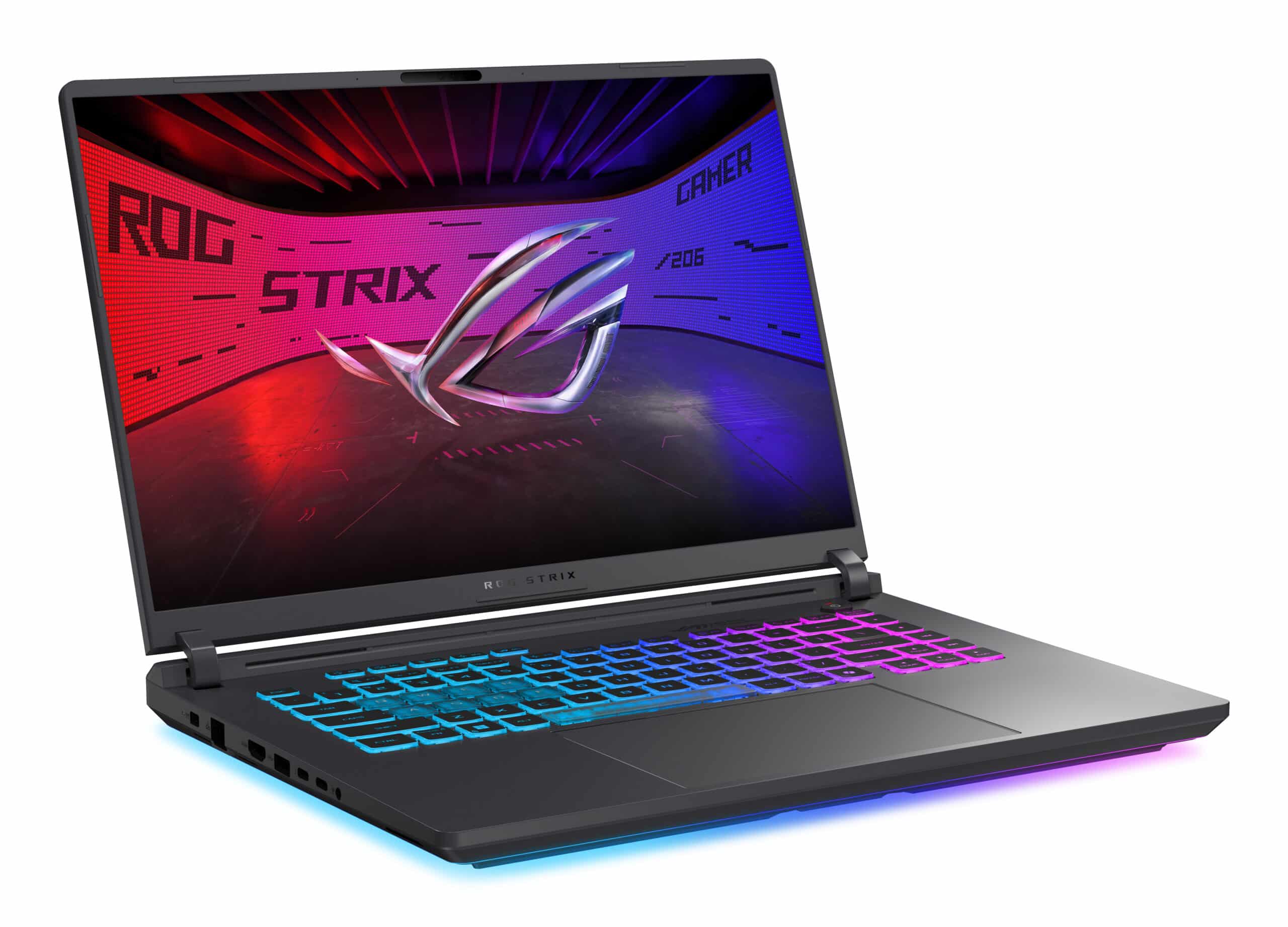 ASUS ROG Strix G16 G615LW-S5058W Copilot+ PC Intel Core Ultra 9 275HX Laptop 40,6 cm (16") WQXGA 32 GB DDR5-SDRAM 1 TB SSD NVIDIA GeForce RTX 5080 Wi-Fi 7 (802.11be) Windows 11 Home Belgisch Zwart, Grijs - Afbeelding 2