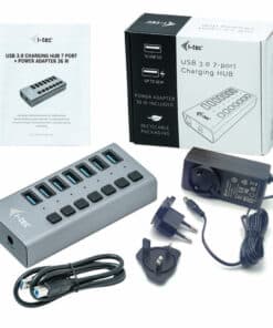 i-tec USB 3.0 Charging HUB 7port + Power Adapter 36 W - Afbeelding 4