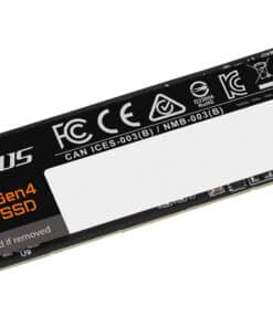 Gigabyte AG470E1TB SSD, 1 TB, M.2 2280, PCIe 4.0x4, NVMe 1.4, 7100 MB/s, Black - Afbeelding 2