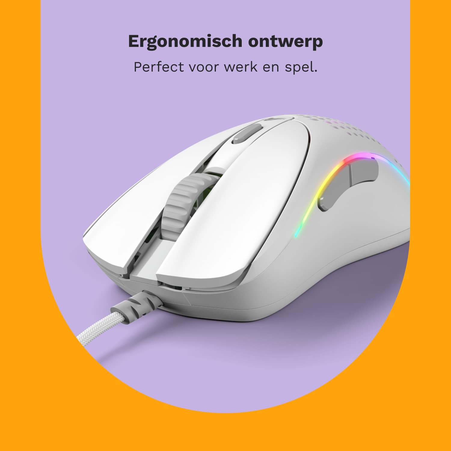 Glorious Gaming Model D 2 Wired muis Gamen Rechtshandig USB Type-A Optisch 26000 DPI - Afbeelding 2